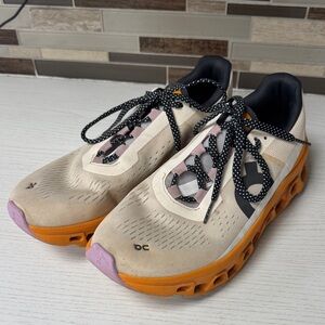 On Running Cloud Monster in Fawn/Tumeric Women’s 9